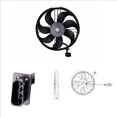 Koelventilator 47409