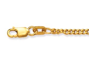 Glow 201.0760.83 Ketting Gourmetschakel geelgoud 2.1 mm 60 cm