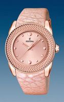 Horlogeband Festina F16591-B Leder Rosé 24mm