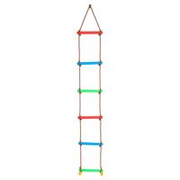 Touwladder met 6 Treden, 2mtr. - thumbnail