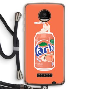 S(peach)less: Motorola Moto Z Force Transparant Hoesje met koord