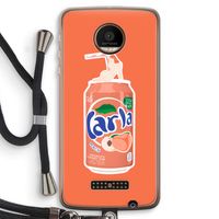 S(peach)less: Motorola Moto Z Force Transparant Hoesje met koord