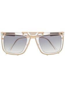 Cazal lunettes de soleil 6480 à monture carrée - Gris