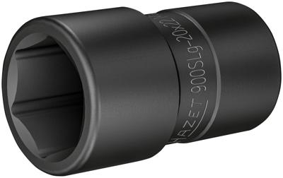 HAZET Dopsleutel FORD wielschroefverbinding 900SLG-20X22 · 1/2 inch (12,5 mm) vierkant hol · Buiten-zeskant-tractieprofiel · SW 20 x 22 mm