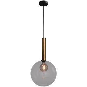 Masterlight Hanglamp Ø 30cmBella 2 Antiek messing met smoke glas - 2980-10-05-30