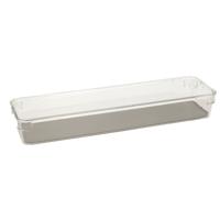 Keuken lade organizer bakje - 1-vaks - Tidy Smart serie - kunststof - 9 x 32 x 4,5 cm