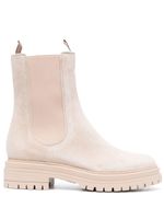 Gianvito Rossi bottines Chester en daim - Tons neutres