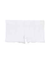 HEMA Damesboxer Naadloos Rib Wit (wit)