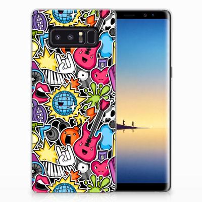Samsung Galaxy Note 8 | Sillicone Back Cover | Punk Rock