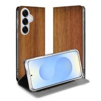 Samsung Galaxy S26 | Flip Style Cover | Donker Hout