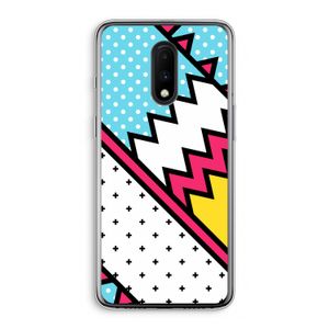 Pop Art #2: OnePlus 7 Transparant Hoesje