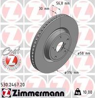 Remschijf Coat Z 530246720