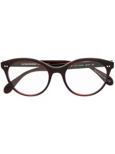 Oliver Peoples lunettes de soleil Gwinn à monture ronde - Rouge