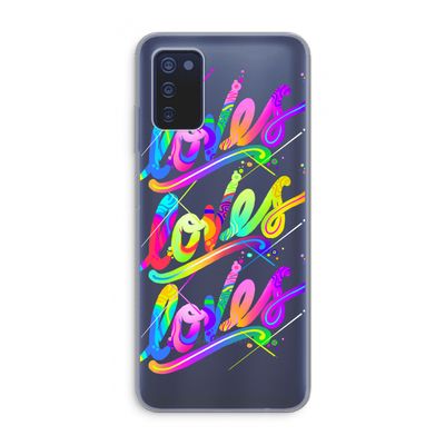 Loves: Samsung Galaxy A03s Transparant Hoesje