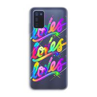 Loves: Samsung Galaxy A03s Transparant Hoesje