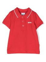 BOSS Kidswear polo à logo imprimé - Rouge