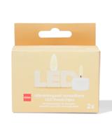 HEMA Uitbreidingsset Oplaadbare Led Theelichtjes - 2 Stuks (wit)