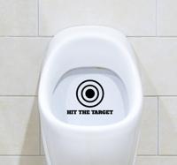 Stickers badkamer Raak het doel