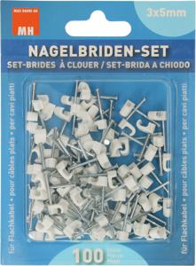 Max Hauri AG 139707 Assortiment spijkerclips 139707 1 stuk(s)