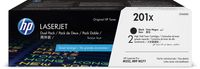 HP toner 201X, 2 x 2.800 pagina&apos;s, OEM CF400XD, zwart, pak van 2 stuks - thumbnail