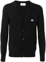 Ports V cardigan à logo imprimé - Noir