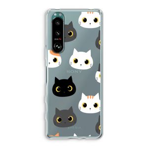 Katten: Sony Xperia 5 III Transparant Hoesje