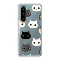 Katten: Sony Xperia 5 III Transparant Hoesje