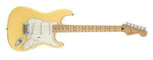 Fender PLAYER STRATOCASTER Elektrische gitaar 4 snaren Wit, Hout, Geel