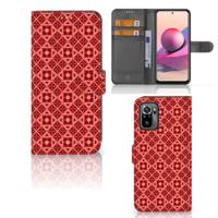 Xiaomi Redmi Note 10S | 10 4G | Poco M5s | Telefoon Hoesje | Batik Rood