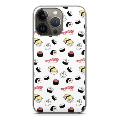 Sushi time: iPhone 13 Pro Transparant Hoesje