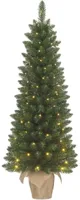 Black Box Trees Gerlos - kunstkerstboom met verlichting 51x120cm groen