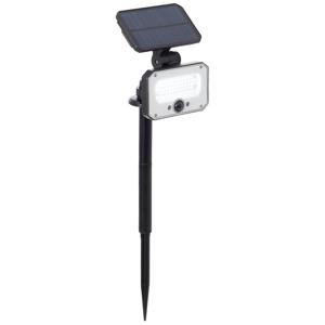 Brilliant G40426/06 Joplin Tuinlamp op zonne-energie met bewegingsmelder LED-module 7 W Zwart