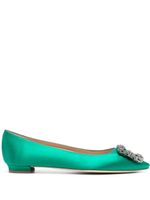 Manolo Blahnik ballerines Hangisi - Vert - thumbnail