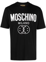 Moschino t-shirt à logo Smiley imprimé - Noir