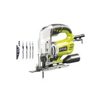 RYOBI 600W compacte decoupeerzaag in koffer + 5 bladen