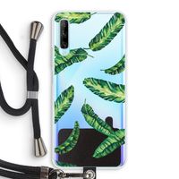 Lange bladeren: Huawei P Smart Pro Transparant Hoesje met koord