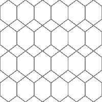 Geïnterlinieerd patroon geometrisch behang