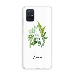 Green Brush: Galaxy A71 Transparant Hoesje