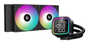 DeepCool LD240 Processor Alles-in-één vloeistofkoeler 12 cm Zwart 1 stuk(s)