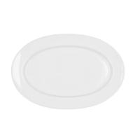 Serveerschaal Bidasoa Glacial Keramisch Wit (32 x 22 cm) (Pack 3x)