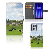 OnePlus Nord CE 2 | Telefoonhoesje | Met pasjeshouder | Koeien