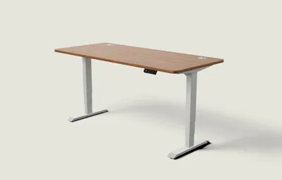 Desktronic HomePro bureau Grijs / Walnoot / 180x80 cm