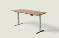 Desktronic HomePro bureau Grijs / Walnoot / 180x80 cm
