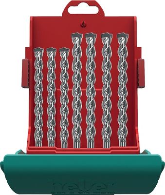 Heller Hamerboorset | 7-delig SDS-Plus | kunststofbox | 1 stuk - 16315a