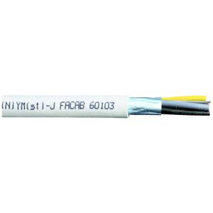 Faber Kabel 020308 Installatiekabel (N)YM(St)-J 3 x 1.50 mm² Grijs per meter