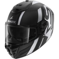 SHARK Spartan RS Carbon Shawn, Integraalhelm, Mat Carbon-Zwart-Zilver DKS