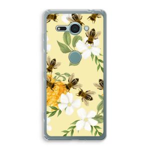 No flowers without bees: Sony Xperia XZ2 Compact Transparant Hoesje