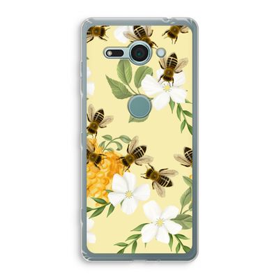 No flowers without bees: Sony Xperia XZ2 Compact Transparant Hoesje