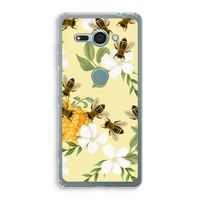 No flowers without bees: Sony Xperia XZ2 Compact Transparant Hoesje