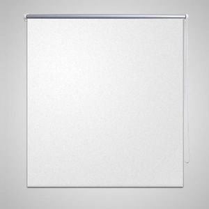 VidaXL Rolgordijn verduisterend 120 x 175 cm wit